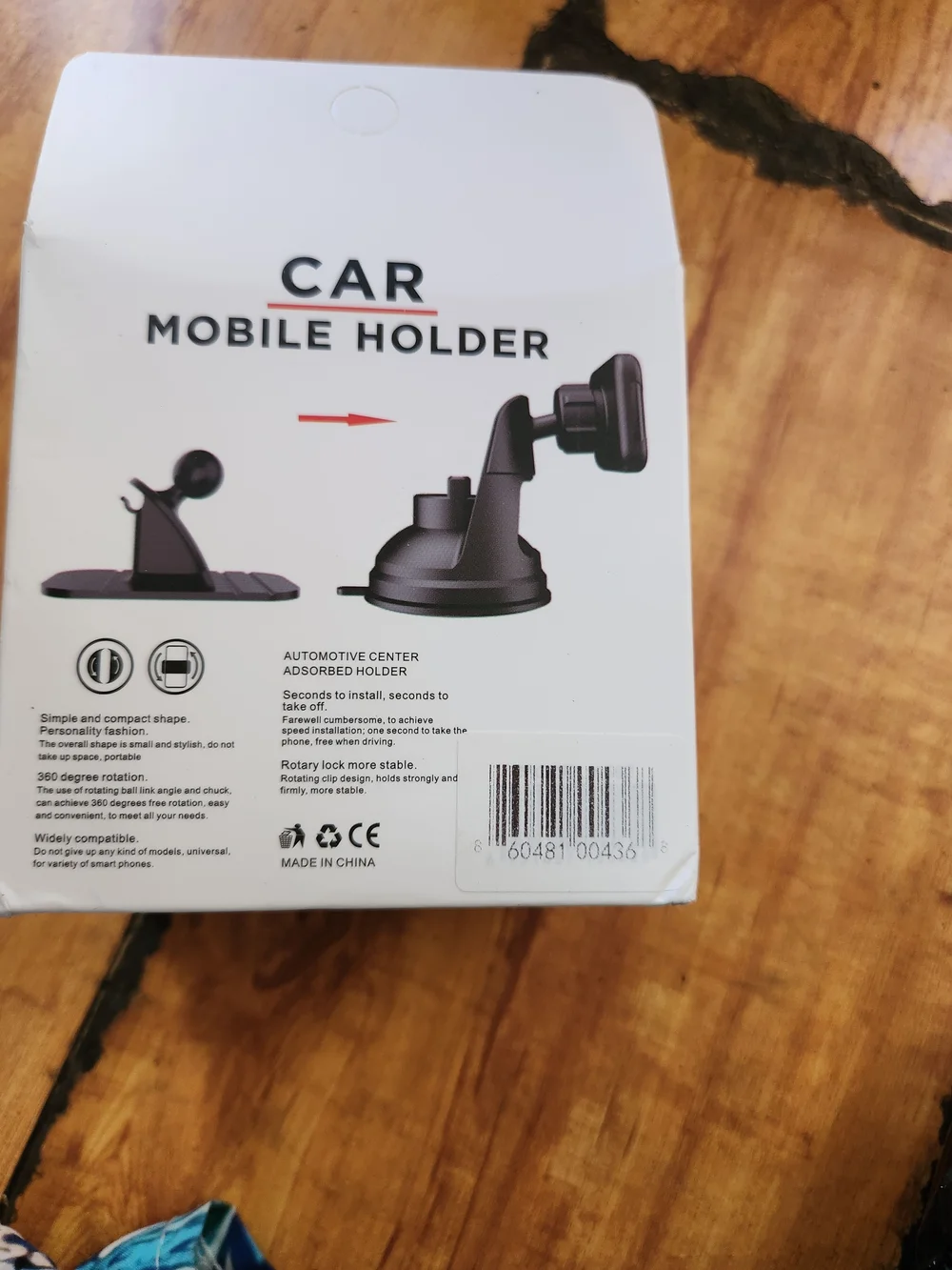 Car Mobile Holder - Black